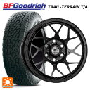 265/70R17 115T BFグッドリッチ トレイルテレーン T/A ホワイトレター スーパースター ロディオドライブ 8Mモノ マットブラック 17-8J 国産車用 サマータイヤホイール4本セット 取付店直送可