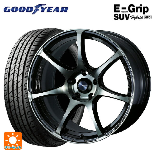 ホンダ ZR-V(RZ4)用 215/60R17 96H グッドイヤー エフィシェントグリップSUV HP01 ウェッズスポーツ SA75R WBC 新品サマータイヤホイール 4本セット