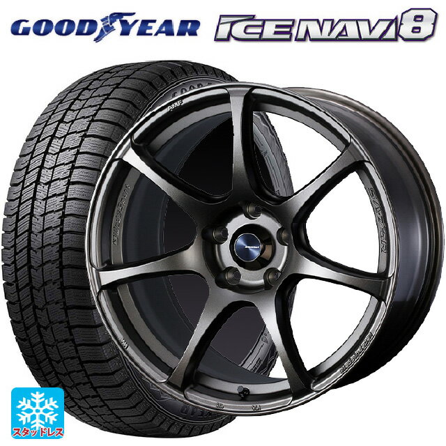 225/45R18 95Q XL グッドイヤー アイスナビ8 # ウェッズ ウェッズスポーツ SA75R EJ-BRONZE 18-7.5J 国産車用 スタッドレスタイヤホイール4本セット