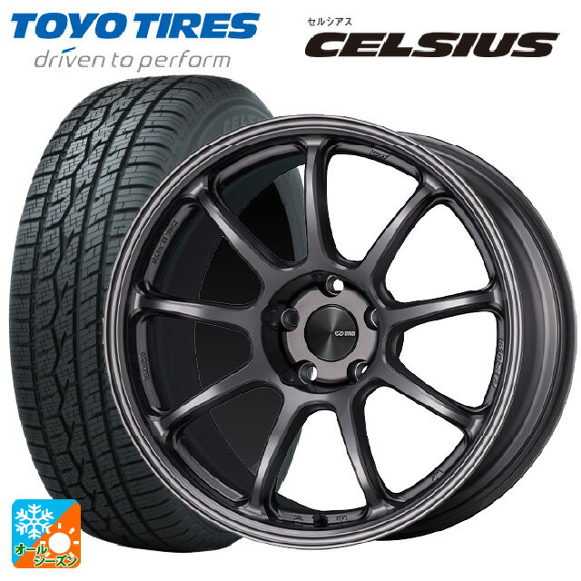 ホンダ ZR-V(RZ4)用 225/55R18 102V トーヨー セルシアス エンケイ パフォーマンスライン PF09 DS 新品オールシーズンタイヤホイール 4本セット