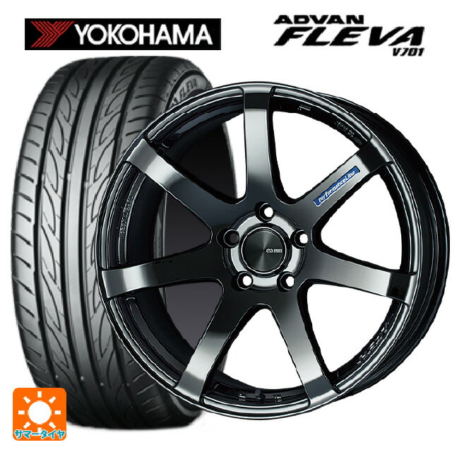スズキ スイフトスポーツ(ZC33S)用 215/35R18 84W XL ヨコハマ アドバン フレバ V701 正規品 エンケイ パフォーマンスライン PF07 SBK 新品サマータイヤホイール 4本セット