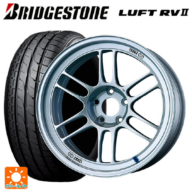 【6/22 20時〜 全品P5倍＆クーポン】215/60R16 95H ブリヂストン ルフトRV2(日本製) 正規品 # エンケイ レーシング RPF1 シルバー 16-7J 国産車用 サマータイヤホイール4本セット