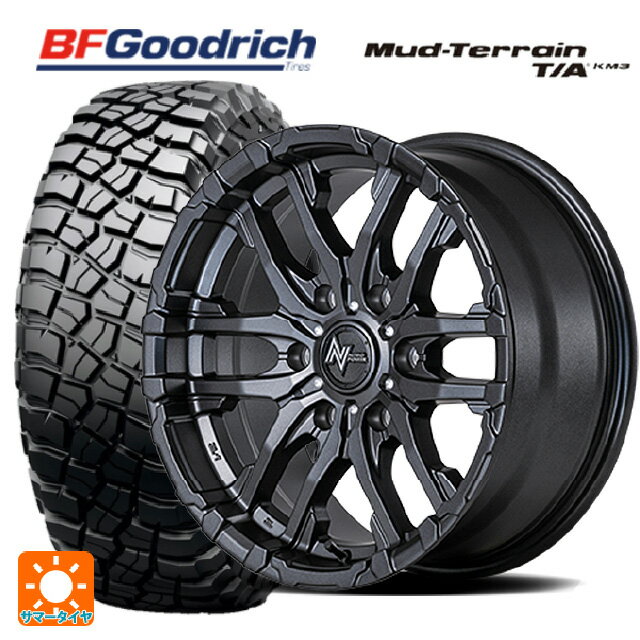 【10/14 20時〜最大3万円OFFクーポン】ミツビシ トライトン(GSRグレード)(LC2T)用 265/65R17 120/117Q BFグッドリッチ マッドテレーン TA KM3 ブラックレター 正規品 # エムアイディー ナイトロパワー M26 クロスファング バレルブラック/ドリルド 新品サマータイヤホイール