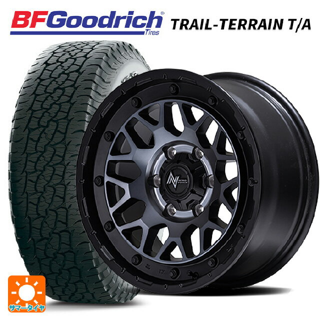 ミツビシ トライトン(GSRグレード)(LC2T)用 265/65R17 112T BFグッドリッチ トレイルテレーン T/A ホワイトレター 正規品 エムアイディー ナイトロパワー M29 スティンガー セミグロスブラッククリア 新品サマータイヤホイール 4本セット