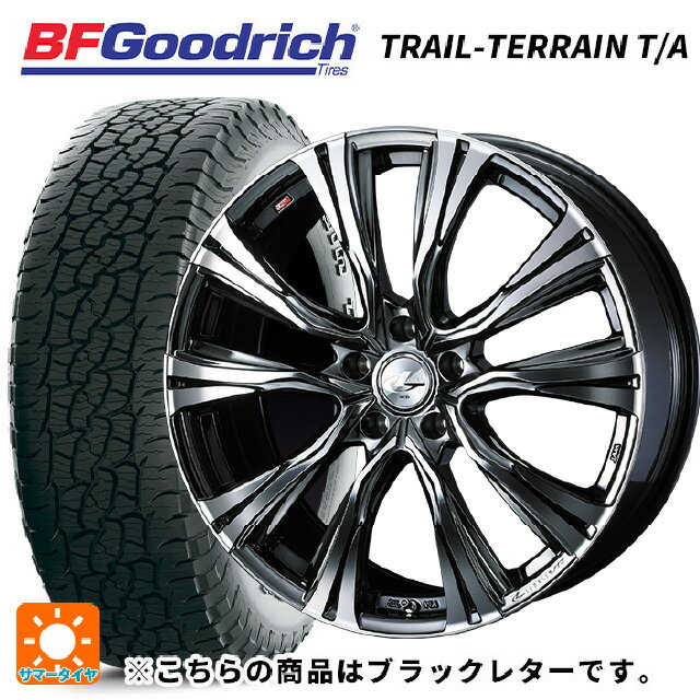 【6/22 20時〜 全品P5倍＆クーポン】スバル フォレスター(SL系)用 225/55R18 102H XL BFグッドリッチ トレイルテレーン T/A ブラックレター 正規品 ウェッズ レオニス VR BMCMC 新品サマータイヤホイール 4本セット