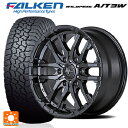 トヨタ ランドクルーザープラド(150系)用 265/70R17 121R ファルケン ワイルドピーク A/T3W ナイトロパワー M26 クロスファング バレルブラック/ドリルド 新品サマータイヤホイール 4本セット