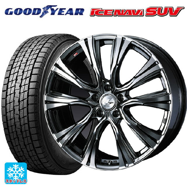 【6/15〜16限定 全品P5倍＆クーポン】215/60R17 96Q グッドイヤー アイスナビ SUV ウェッズ レオニス VR BMCMC 17-7J 国産車用 スタッドレスタイヤホイール4本セット