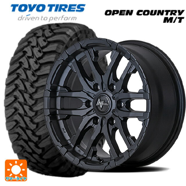 【10/14 20時〜最大3万円OFFクーポン】ミツビシ トライトン(GSRグレード)(LC2T)用 265/65R17 120P トーヨー オープンカントリー MT ブラックレター エムアイディー ナイトロパワー M26 クロスファング ブラストブラック 新品サマータイヤホイール 4本セット