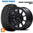 トヨタ ランドクルーザープラド(150系)用 265/65R17 120P トーヨー オープンカントリー MT ブラックレター ナイトロパワー M10 PERSHING バレルブラックエディション バレルブラック 新品サマータイヤホイール 4本セット