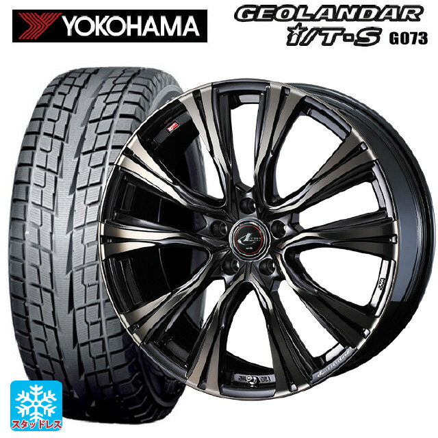 ホンダ ZR-V(RZ4)用 215/60R17 96Q ヨコハマ ジオランダー ITS G073 レオニス VR PBMC/TI 新品スタッドレスタイヤホイール 4本セット