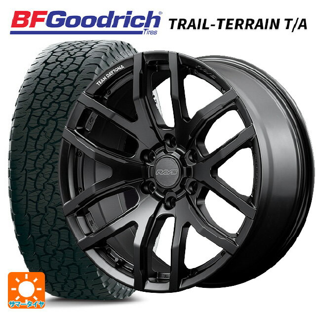 トヨタ ランドクルーザープラド(150系)用 265/70R17 115T BFグッドリッチ トレイルテレーン T/A ホワイトレター # 正規品 チームデイトナ F6ゲイン ブラックエディション BOJ 新品サマータイヤホイール 4本セット