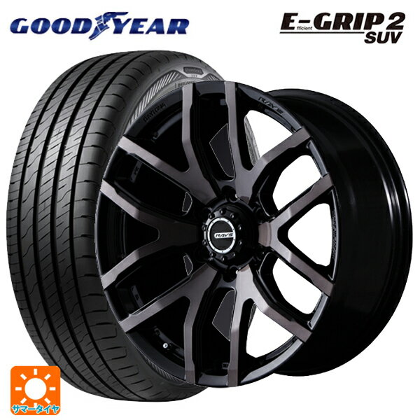 トヨタ ランドクルーザープラド(150系)用 265/65R17 112H グッドイヤー エフィシェントグリップ 2 SUV チームデイトナ FDX-F6 KZ 新品サマータイヤホイール 4本セット