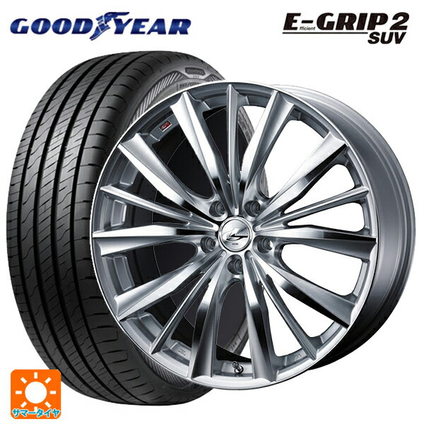 ホンダ ZR-V(RZ4)用 225/55R18 98V グッドイヤー エフィシェントグリップ 2 SUV レオニス VX HSMC 新品サマータイヤホイール 4本セット