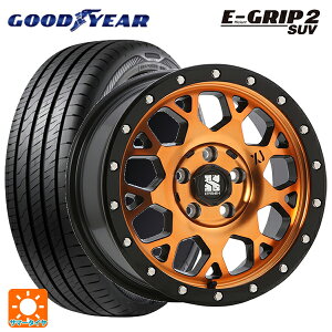 215/70R16 100H グッドイヤー エフィシェントグリップ 2 SUV エムエルジェイ エクストリームJ XJ04 Active Orange 16-7J 国産車用 サマータイヤホイール4本セット