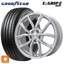 プジョー 3008(P8系)用 225/60R17 99V グッドイヤー エフィシェントグリップ 2 SUV ユーロテック VPライン シルバーポリッシュ 新品サマータイヤホイール 4本セット