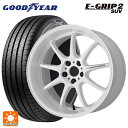 225/60R18 104V XL グッドイヤー エフィシェントグリップ 2 SUV ワーク エモーション D9R WHT 18-7.5J 国産車用 サマータイヤホイール4本セット