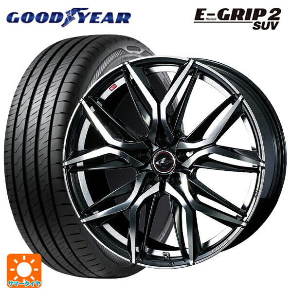 ホンダ ZR-V(RZ4)用 225/55R18 98V グッドイヤー エフィシェントグリップ 2 SUV ウェッズ レオニス LM PBMC 新品サマータイヤホイール 4本セット