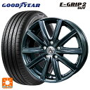 235/55R18 100V グッドイヤー エフィシェントグリップ 2 SUV テクノピア アフロディーテ MZ # ディープメタル 18-7.5J 国産車用 サマータイヤホイール4本セット 取付店直送可