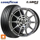 【6/22 20時〜 全品P5倍&クーポン】トヨタ RAV4(50系)用 225/60R18 104V XL グッドイヤー エフィシェントグリップ 2 SUV 共豊 ガレルナ レフィーノ made by エンケイ HS 新品サマータイヤホイール 4本セット(2)