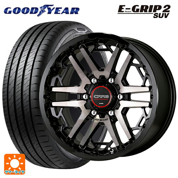 【6/15〜16限定 全品P5倍＆クーポン】215/70R16 100H グッドイヤー エフィシェントグリップ 2 SUV ワーク クラッグ ティーグラビック3 BPA 16-7J 国産車用 サマータイヤホイール4本セット