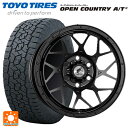 【最大3万円OFFクーポン 11/21 20時〜】トヨタ ランドクルーザープラド(150系)用 265/70R17 115T トーヨー オープンカントリー AT3 ロディオドライブ 8Mモノ マットブラック 新品サマータイヤホイール4本セット