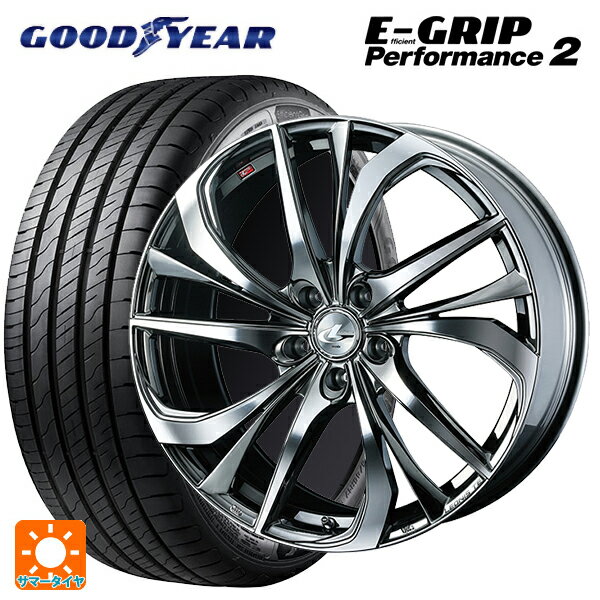 ホンダ ZR-V(RZ4)用 215/60R17 100V グッドイヤー エフィシェントグリップ パフォーマンス2 レオニス TE BMCMC 新品サマータイヤホイール 4本セット