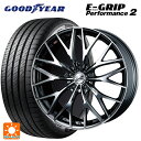 【7/19 20時~ 最大3万円OFFクーポン】トヨタ ノア(90系)用 205/55R17 95V グッドイヤー エフィシェントグリップ パフォーマンス2 ウェッズ レオニス MX BMCMC 新品サマータイヤホイール 4本セット