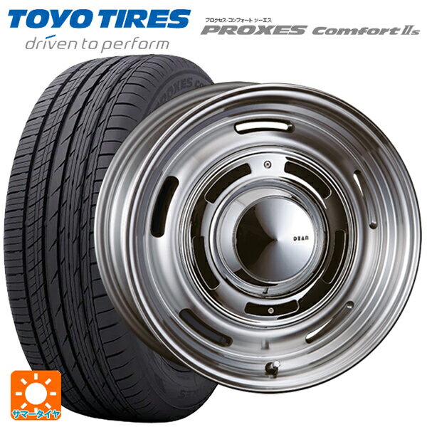 205/55R16 91V トーヨー プロクセス　コンフォート2S クリムソン ディーン クロスカントリー バーニッシュグレー 16-6.5J 国産車用 サマータイヤホイール4本セット