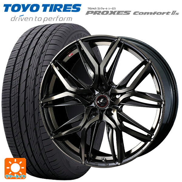 【6/15〜16限定 全品P5倍＆クーポン】205/55R16 91V トーヨー プロクセス　コンフォート2S ウェッズ レオニス LM PBMC/TI 16-6.5J 国産車用 サマータイヤホイール4本セット