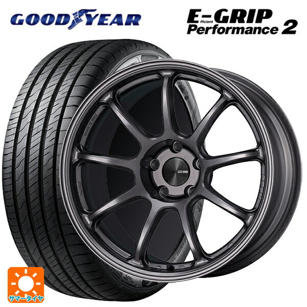205/55R16 94W グッドイヤー エフィシェントグリップ パフォーマンス2 エンケイ パフォーマンスライン PF09 DS 16-6.5J 国産車用 サマータイヤホイール4本セット