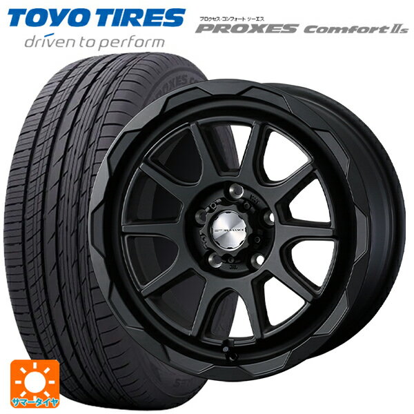 【6/22 20時〜 全品P5倍＆クーポン】205/60R16 92V トーヨー プロクセス　コンフォート2S ウェッズ マッドヴァンス06 フルマットブラック 16-7J 国産車用 サマータイヤホイール4本セット