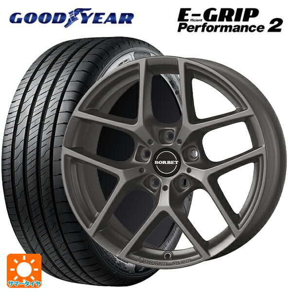 【6/15〜16限定 全品P5倍＆クーポン】ルノー アルカナ()用 215/65R16 98V グッドイヤー エフィシェントグリップ パフォーマンス2 ティーエーエス ボルベット タイプ Y チタンマット 新品サマータイヤホイール 4本セット
