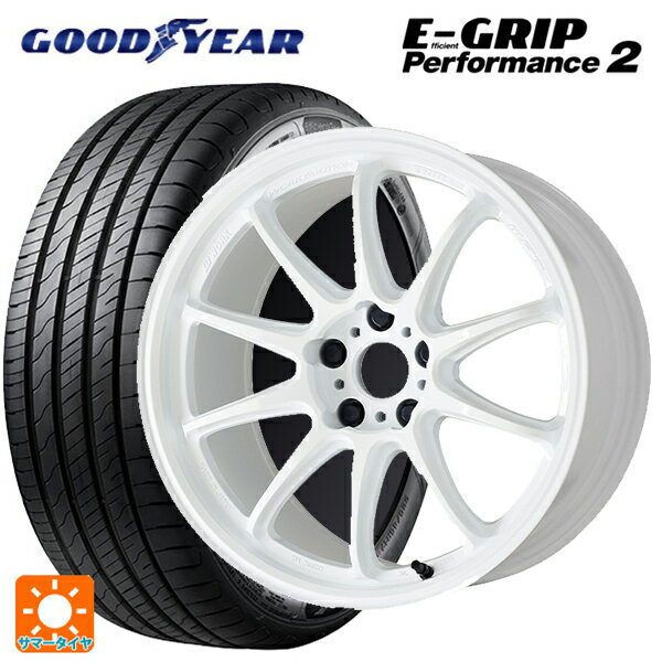 185/65R15 88H グッドイヤー エフィシェントグリップ パフォーマンス2 ワーク エモーション ZR10 AZW 15-6J 国産車用 サマータイヤホイール4本セット