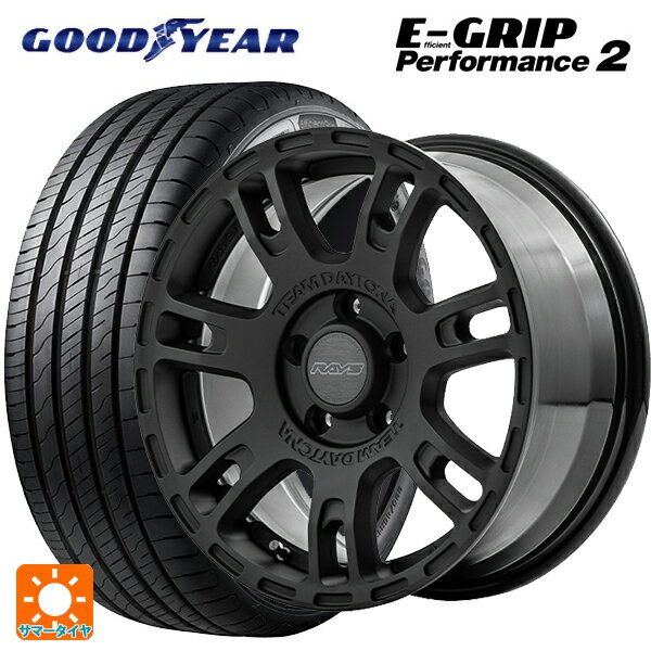 ホンダ ステップワゴン(RP6~8)用 205/60R16 96W グッドイヤー エフィシェントグリップ パフォーマンス2 レイズ チームデイトナ D207 BZZ 新品サマータイヤホイール 4本セット