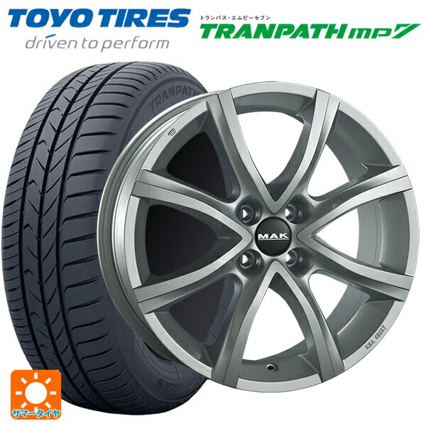 【6/11 1:59迄 全品ポイント5倍】シトロエン C3 エアクロス(A8HN05)用 195/60R16 89H トーヨー トランパス MP7 阿部商会 マック アンチバス シルバー 新品サマータイヤホイール 4本セット