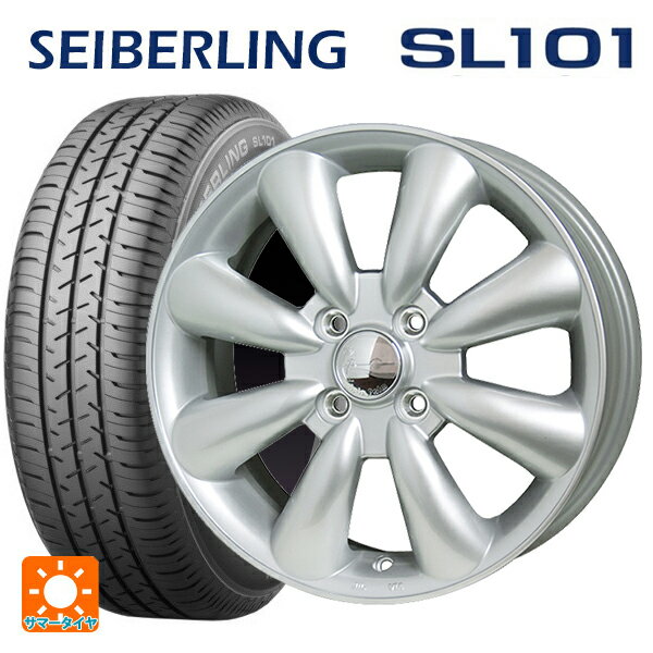 【6/15〜16限定 全品P5倍＆クーポン】155/65R13 73S セイバーリング セイバーリング SL101(ブリヂストン工場生産） ホットスタッフ ララパーム KC8 S 13-4J 国産車用 サマータイヤホイール4本セット