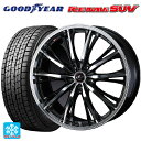 スバル レガシィアウトバック(BS系)用 225/65R17 102Q グッドイヤー アイスナビ SUV # ウェッズ レオニス RT PBMC 新品スタッドレスタイヤホイール 4本セット