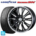 スバル レガシィアウトバック(BS系)用 225/65R17 102Q グッドイヤー アイスナビ SUV # ウェッズ レオニス RT BMCMC 新品スタッドレスタイヤホイール 4本セット