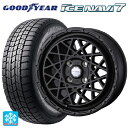 【10/17 23:59迄 最大3万円OFFクーポン】165/70R14 81Q グッドイヤー アイスナビ7(数量限定) # ウェッズ マッドヴァンス 09 FULL MAT BLACK 14-4.5J 国産車用 スタッドレスタイヤホイール4本セット