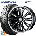 215/60R16 95H グッドイヤー ベクターフォーシーズンズ ハイブリッド ウェッズ レオニス RT BMCMC 16-6.5J 国産車用 オールシーズン...