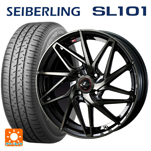 175/65R14 82S セイバーリング セイバーリング SL101(ブリヂストン工場生産） # ウェッズ レオニス IT PBMC/TI 14-5.5J 国産車用 サマータイヤホイール4本セット