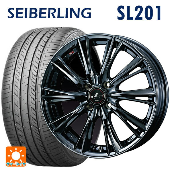 【6/15〜16限定 全品P5倍＆クーポン】165/45R16 74V XL セイバーリング セイバーリング SL201(ブリヂストン工場生産） ウェッズ レオニス WX BMC1 16-5J 国産車用 サマータイヤホイール4本セット