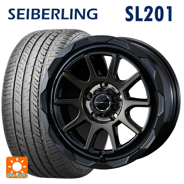 215/60R16 95H セイバーリング セイバーリング SL201(ブリヂストン工場生産） ウェッズ マッドヴァンス06 ブラックポリッシュブロンズクリア 16-7J 国産車用 サマータイヤホイール4本セット