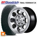 トヨタ ランドクルーザープラド(150系)用 285/70R17 117T BFグッドリッチ トレイルテレーン T/A ホワイトレター 正規品 ガルシア パーム8 メタリックグレー/ポリッシュ 新品サマータイヤホイール 4本セット