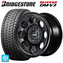 トヨタ ランドクルーザープラド(150系)用 275/65R17 115Q ブリヂストン ブリザック DMV2 # 正規品 ガルシア パーム8 セミグロスブラック/ウ゛ァーレイポリッシュ 新品スタッドレスタイヤホイール 4本セット