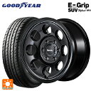 トヨタ ランドクルーザープラド(150系)用 265/65R17 112H グッドイヤー エフィシェントグリップSUV HP01 # ガルシア パーム8 セミグロスブラック/ウ゛ァーレイポリッシュ 新品サマータイヤホイール 4本セット