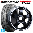 215/55R17 94Q ブリヂストン ブリザック VRX2 正規品 タナベ SSR プロフェッサー SP1R ブラック 17-7J 国産車用 スタッドレスタイヤホイール4本セット