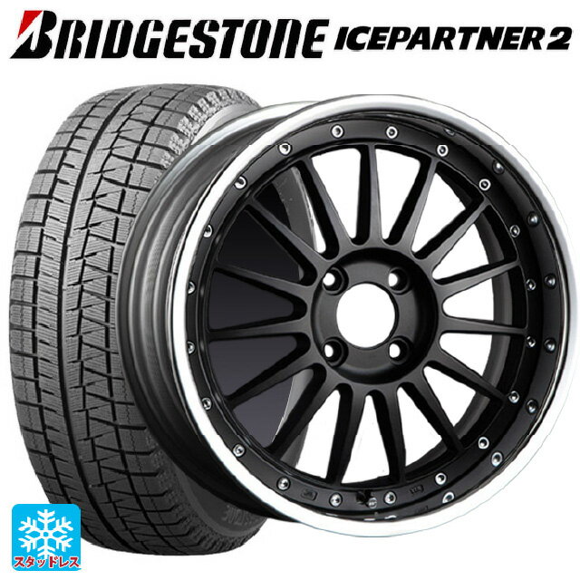 【6/22 20時〜 全品P5倍＆クーポン】215/60R17 96Q ブリヂストン アイスパートナー2 正規品 タナベ SSR プロフェッサー TF1R フラットブラック 17-7J 国産車用 スタッドレスタイヤホイール4本セット