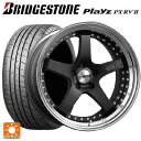 225/45R18 95W XL ブリヂストン プレイズ PX-RV2 正規品 タナベ SSR プロフェッサー SP4 フラットブラック 18-7J 国産車用 サマータイヤホイール4本セット