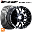 【10/27 10:59迄 全品P5倍&クーポン】215/45R17 91W XL ブリヂストン プレイズ PX-RV2 正規品 # タナベ SSR プロフェッサー MS1R ブラック 17-7J 国産車用 サマータイヤホイール4本セット